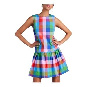 Kate Spade Madras Taffeta Shift Dress